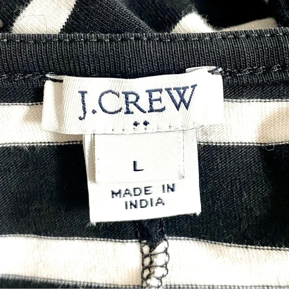 Preowned J Crew Striped Dress Size Large